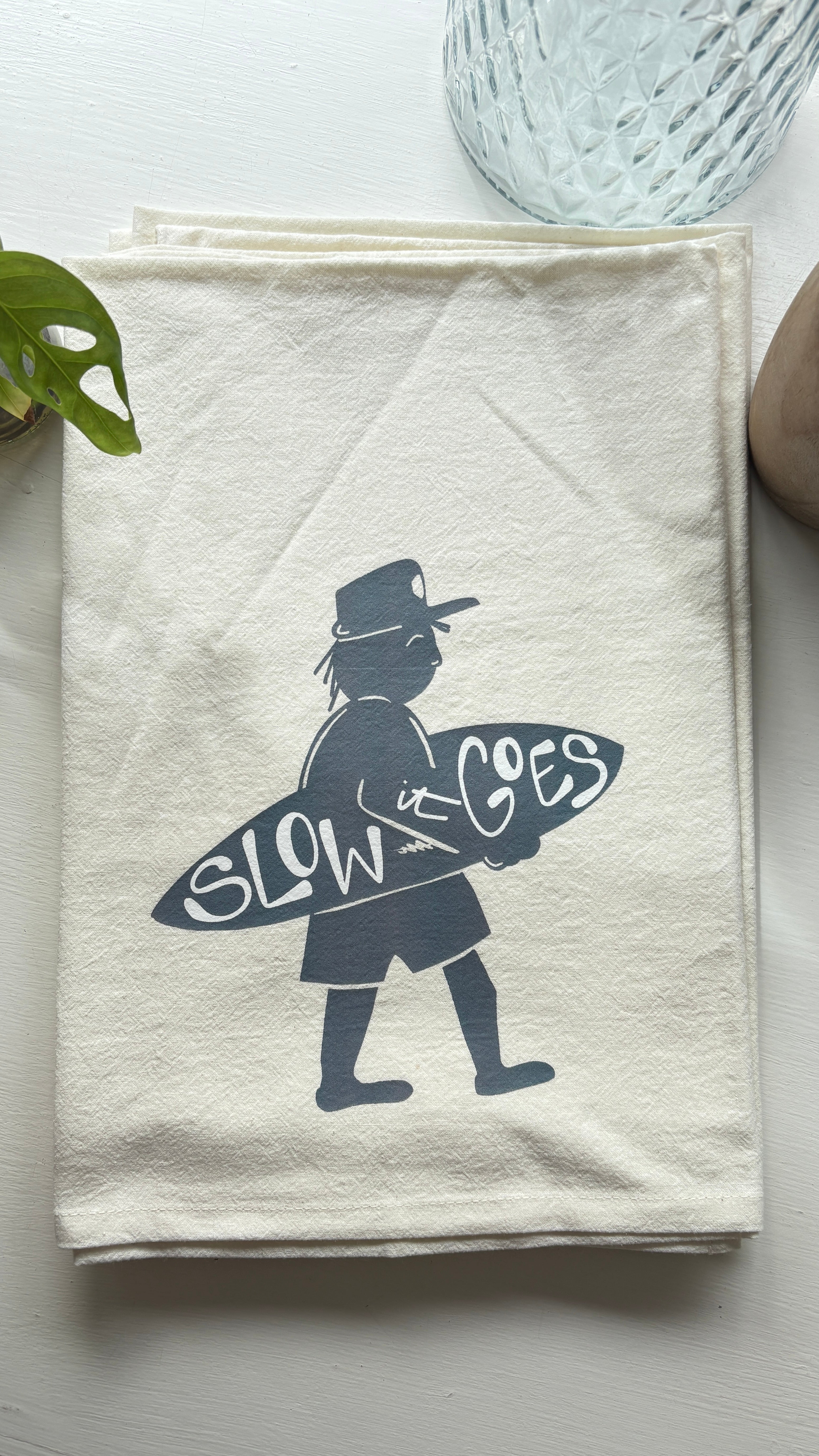 Raggamuffin Tea Towel - Slow Goes