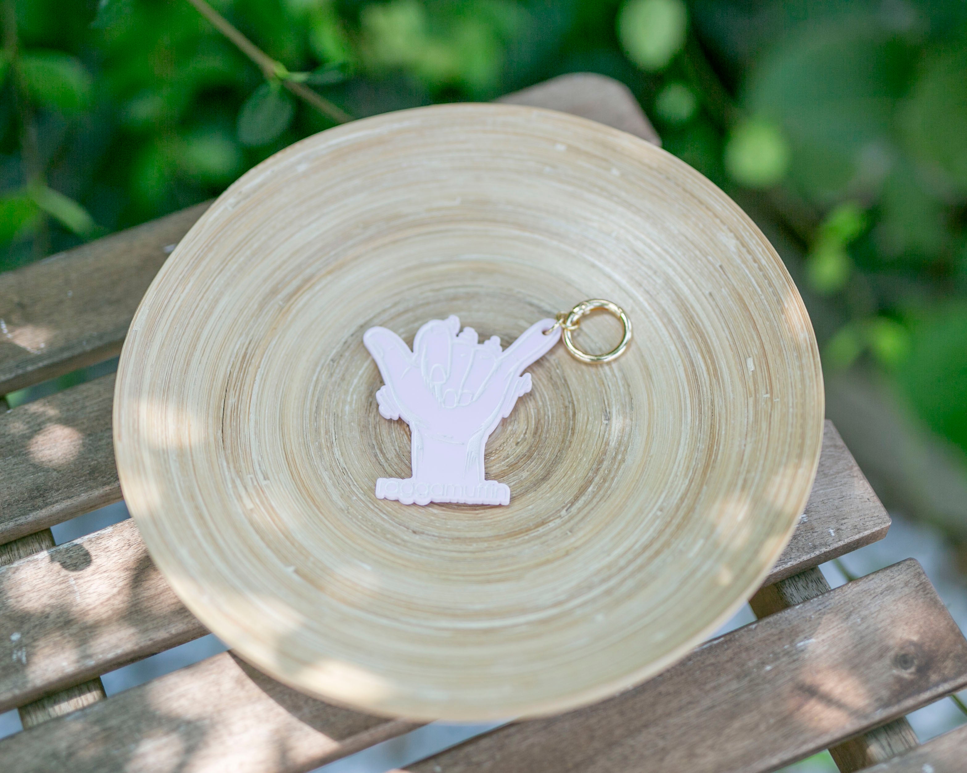 Raggamuffin® Acrylic Shaka Keychain