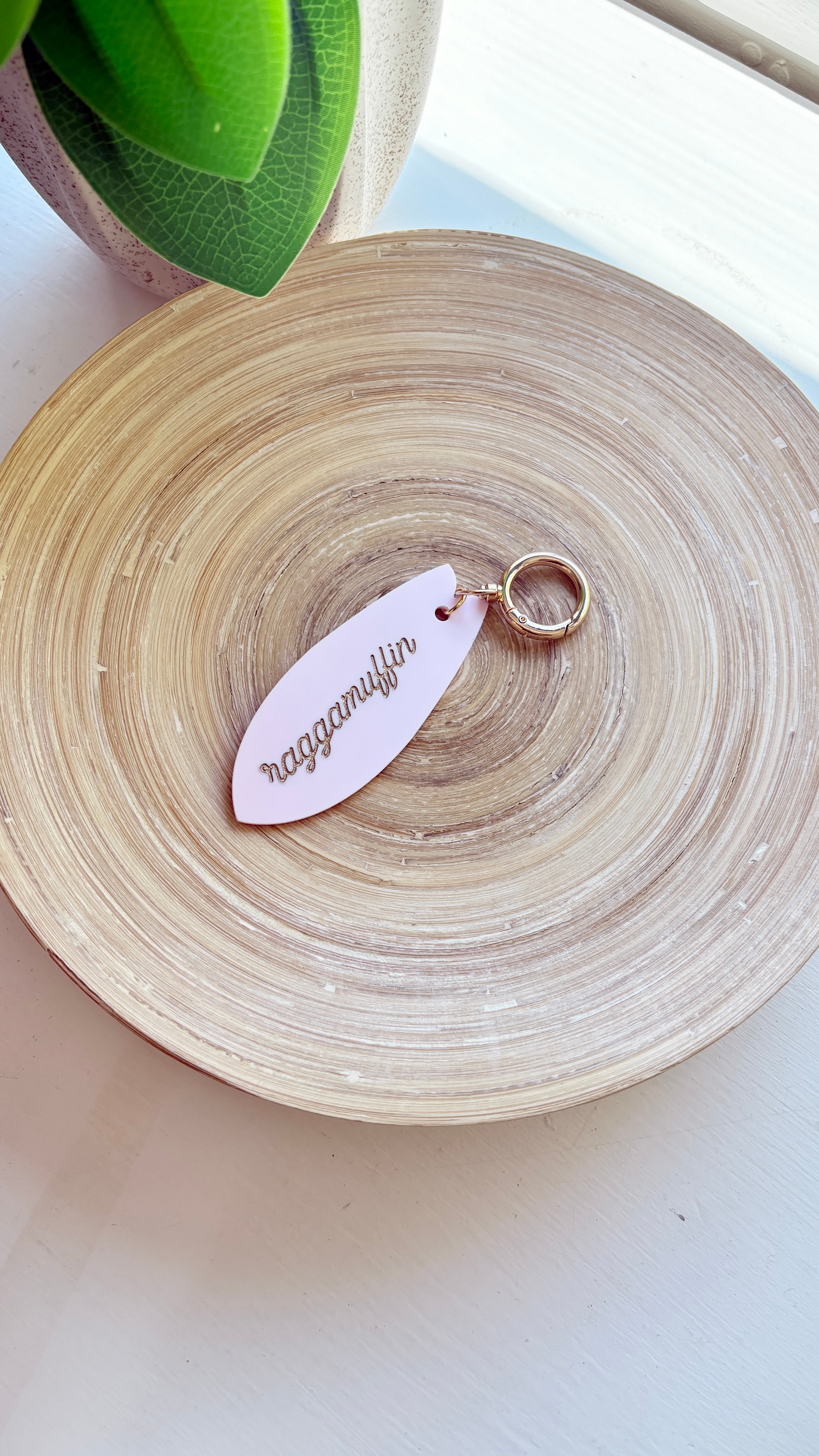 Raggamuffin® Acrylic Surf Board Keychain
