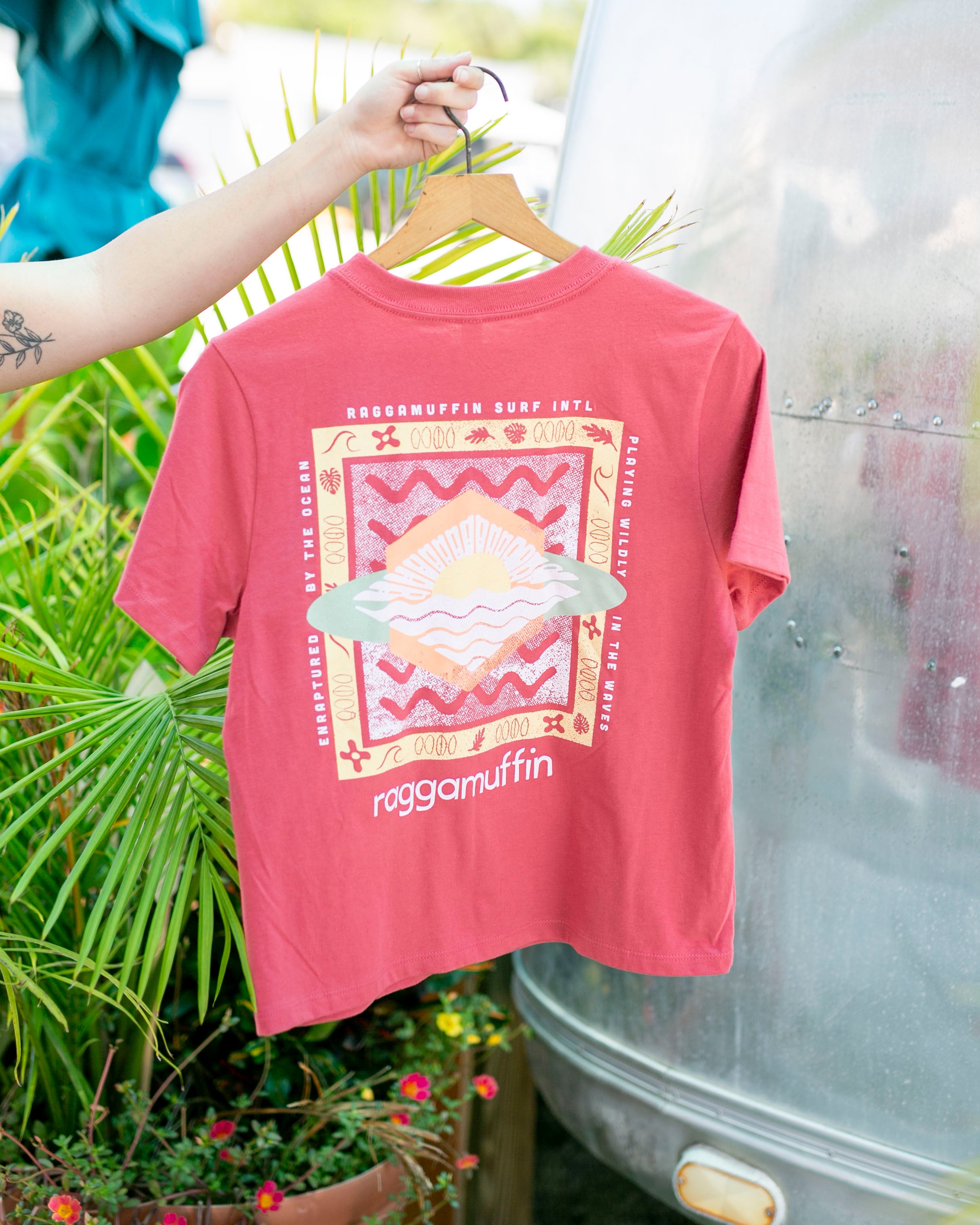 RMS Moonrise Surf Tee - Vintage Red Womens Tee