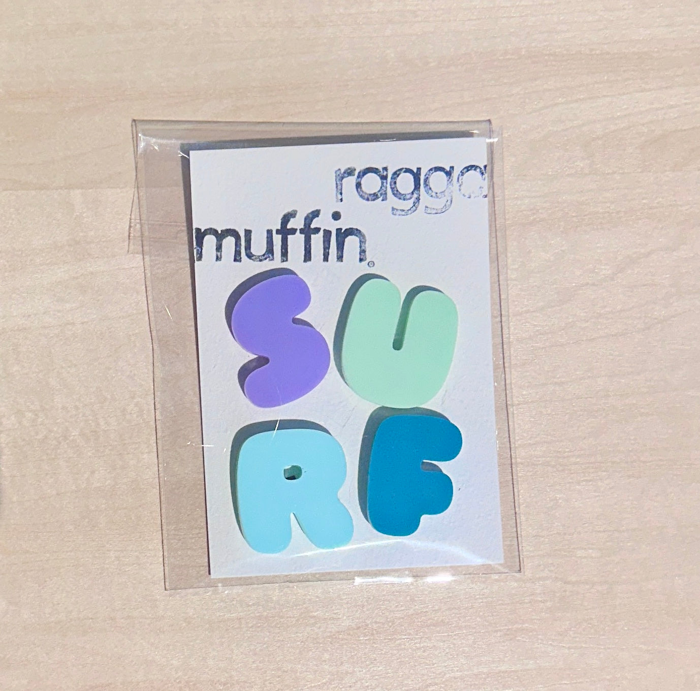 Raggamuffin® Acrylic 'SURF' Letter Fridge Magnets