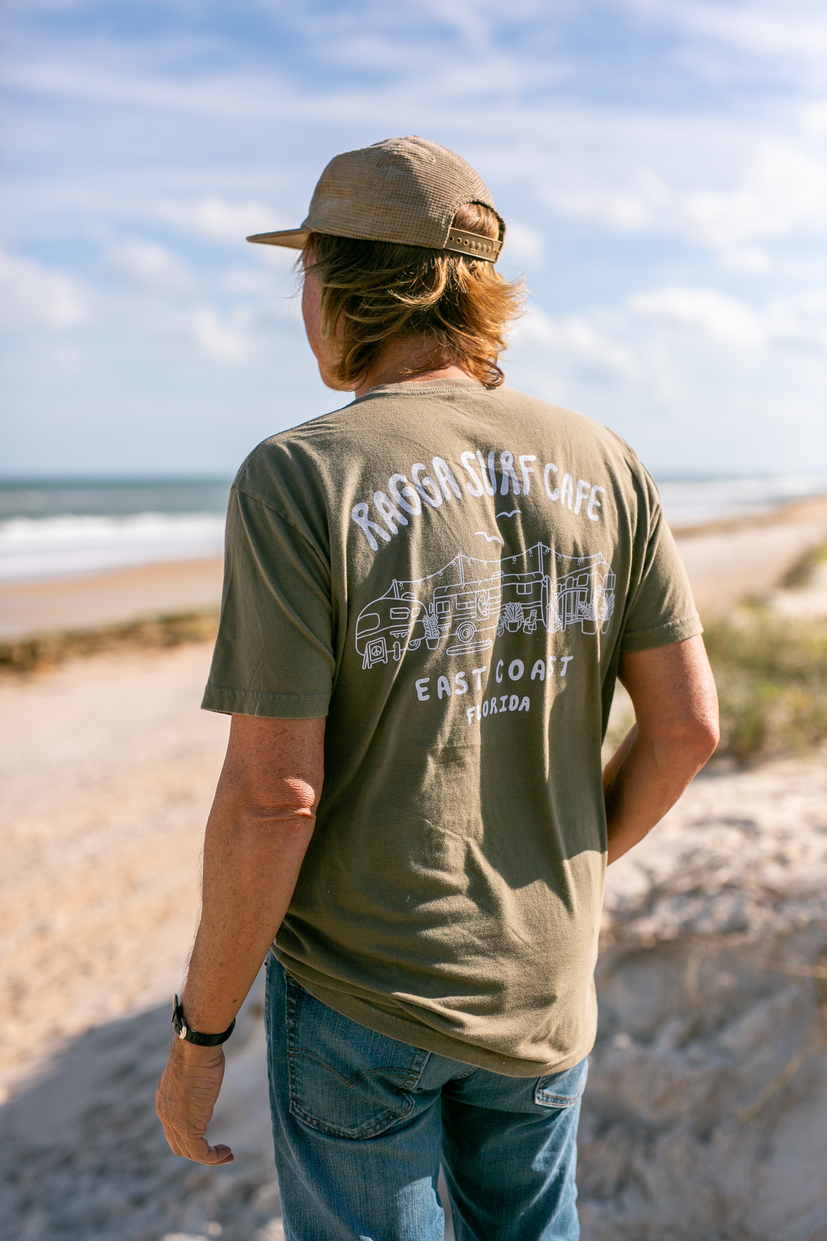 RSC x Tremblay Art Short Sleeve Tee - Washed Military Green