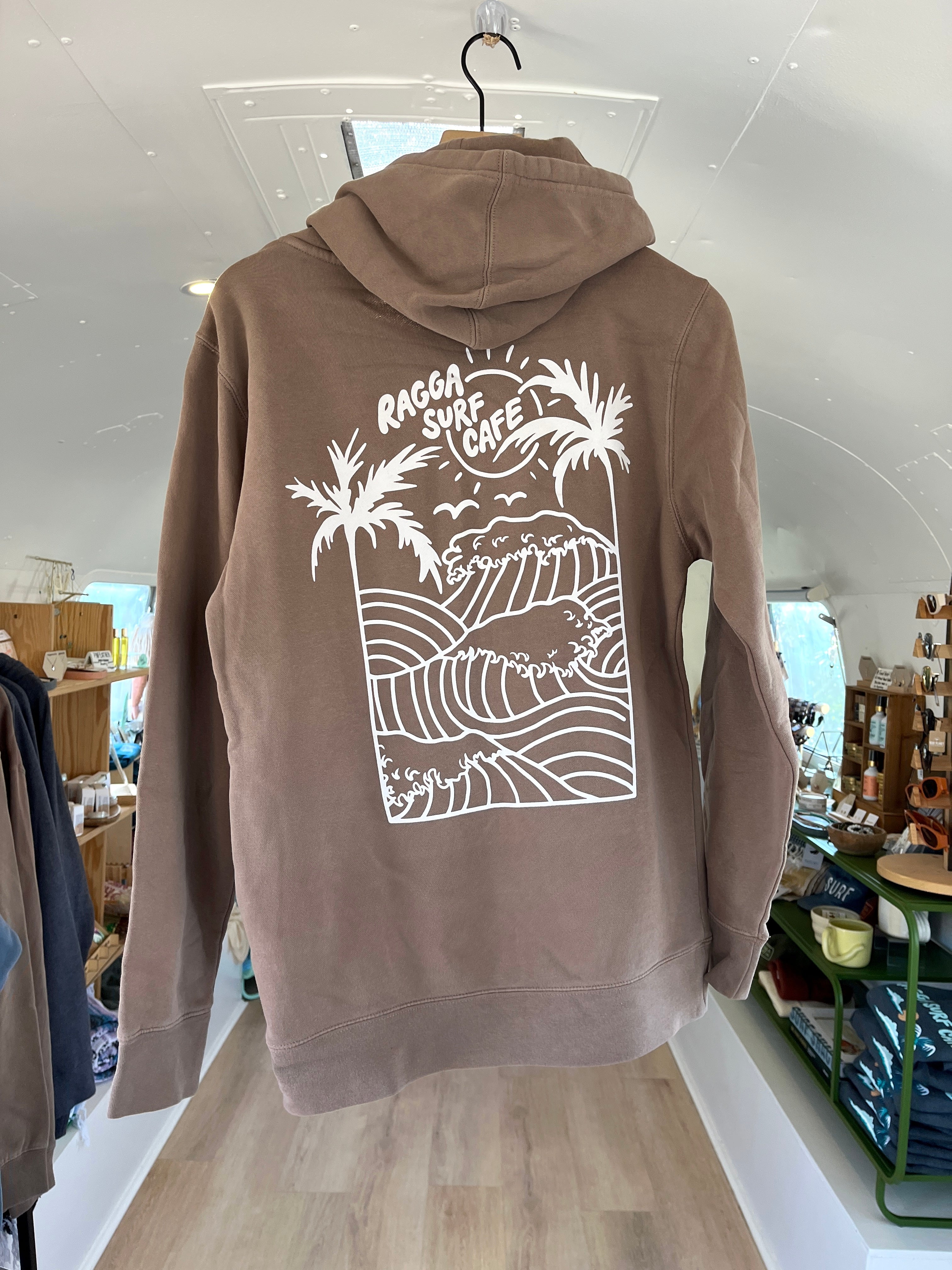 LIDO ARTS X Ragga Surf Cafe Hoodie - Clay