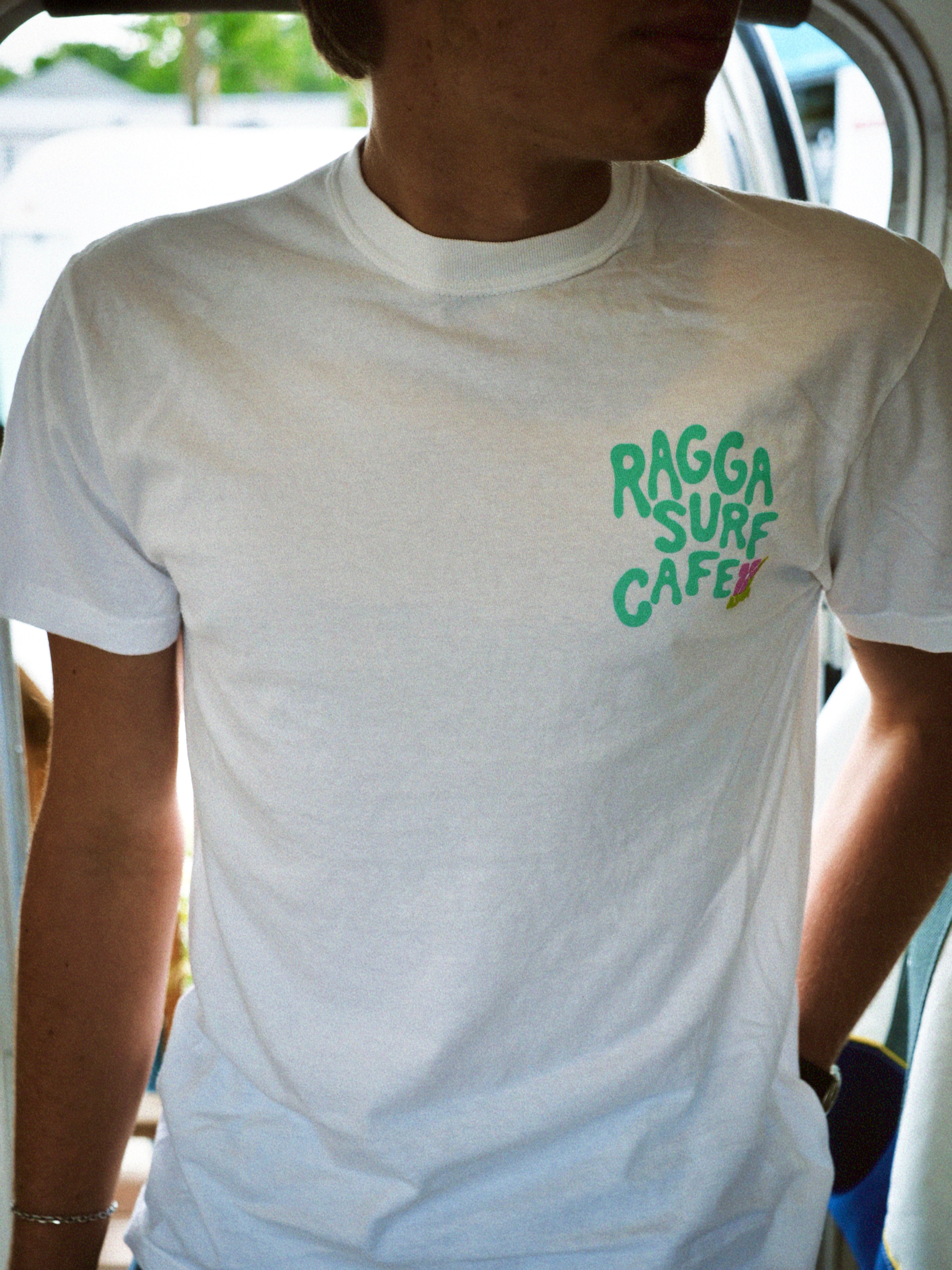 Ragga Surf Cafe Shirt White