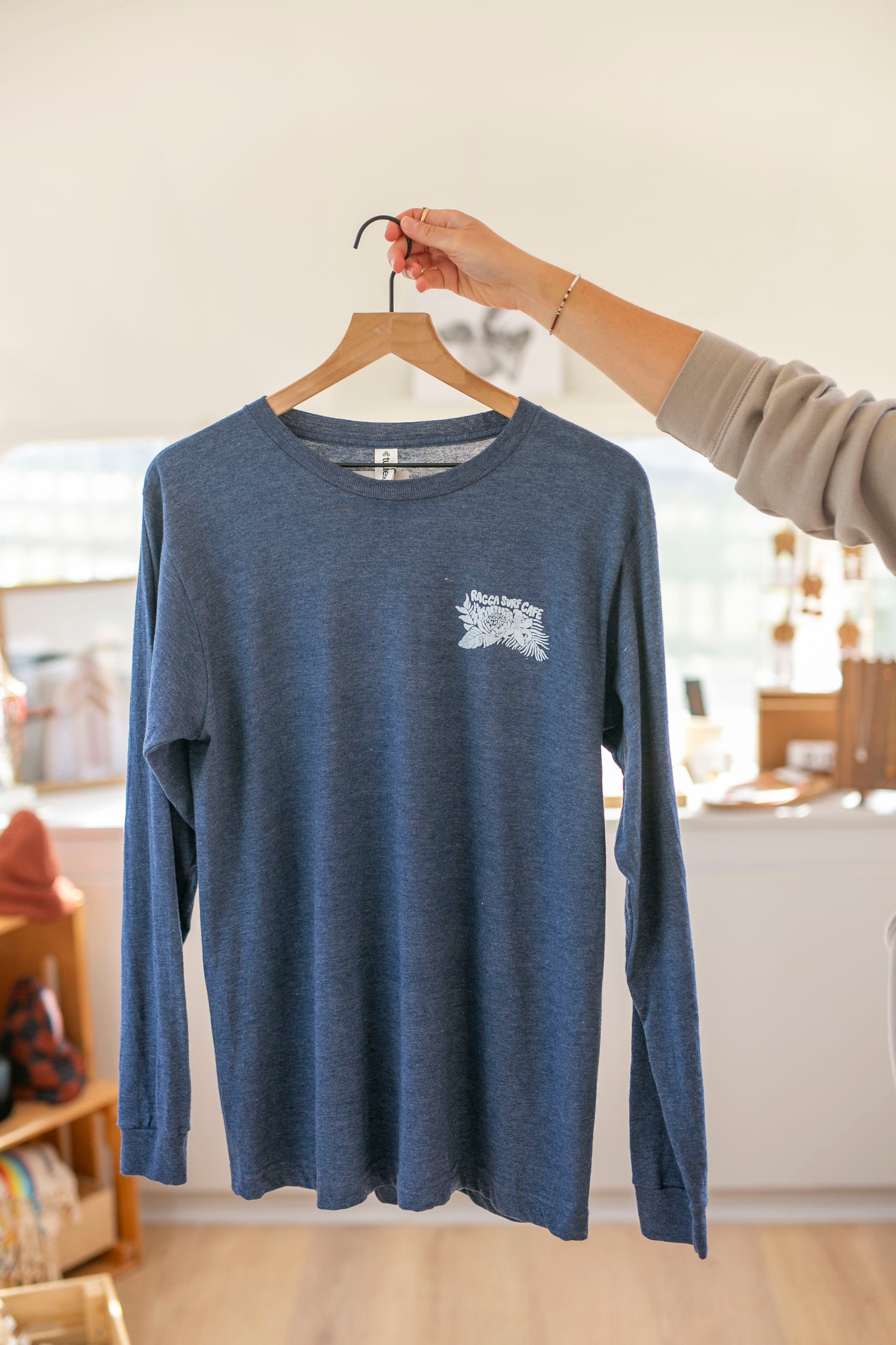 RSC X LIDO Arts - Long Sleeve Tee - Heathered Navy