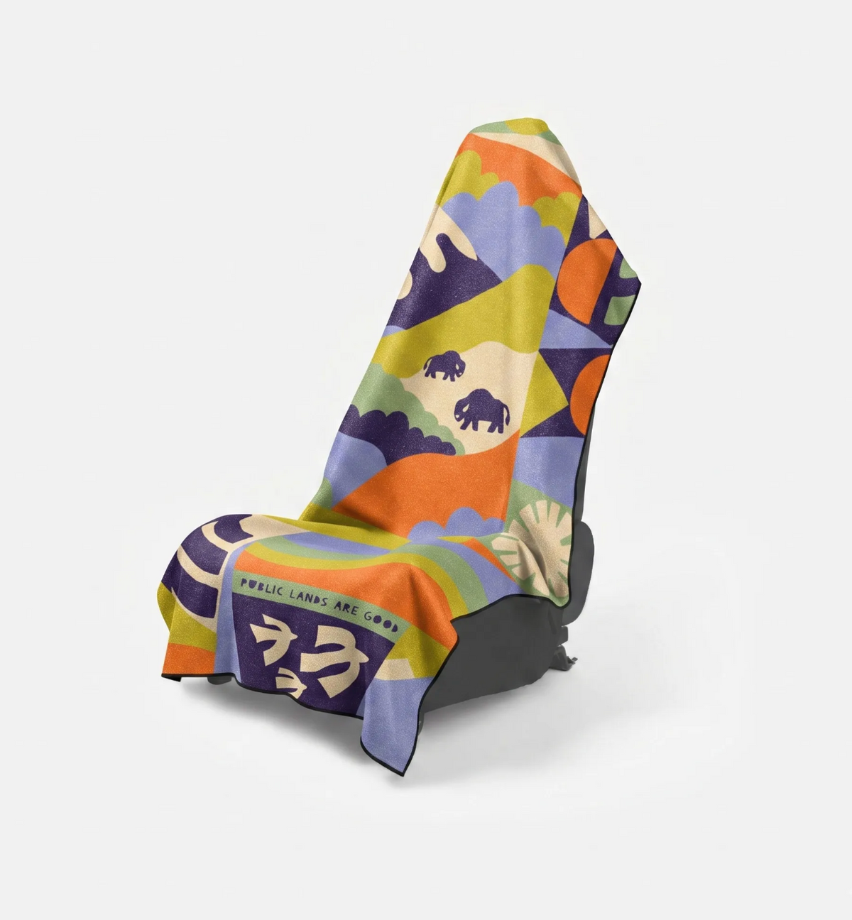 Car Seat Cover Towel: Nomadix x The Conservation Alliance: Scenic Route