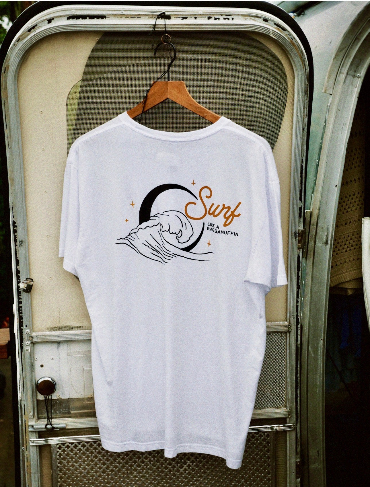 Surf Like A Raggamuffin White Back