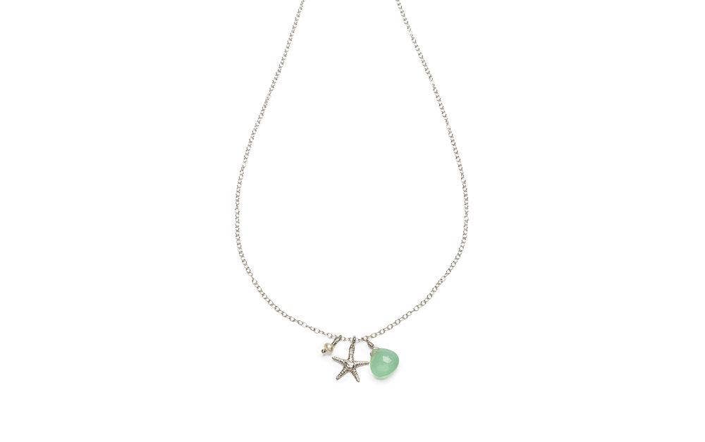 Multi‐Seastar Charm Necklace