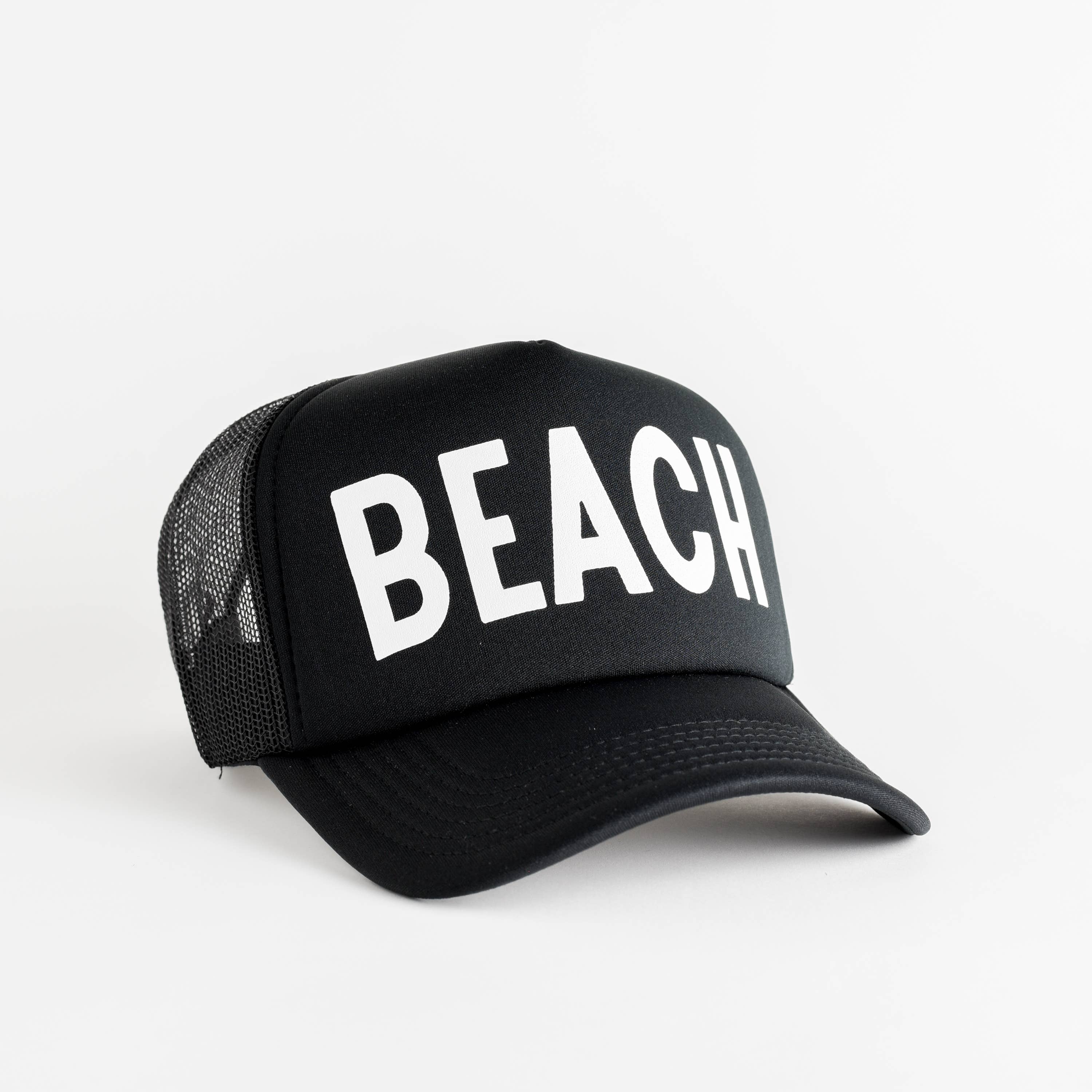 Endless August Supply Co. - Beach Recycled Trucker Hat - black