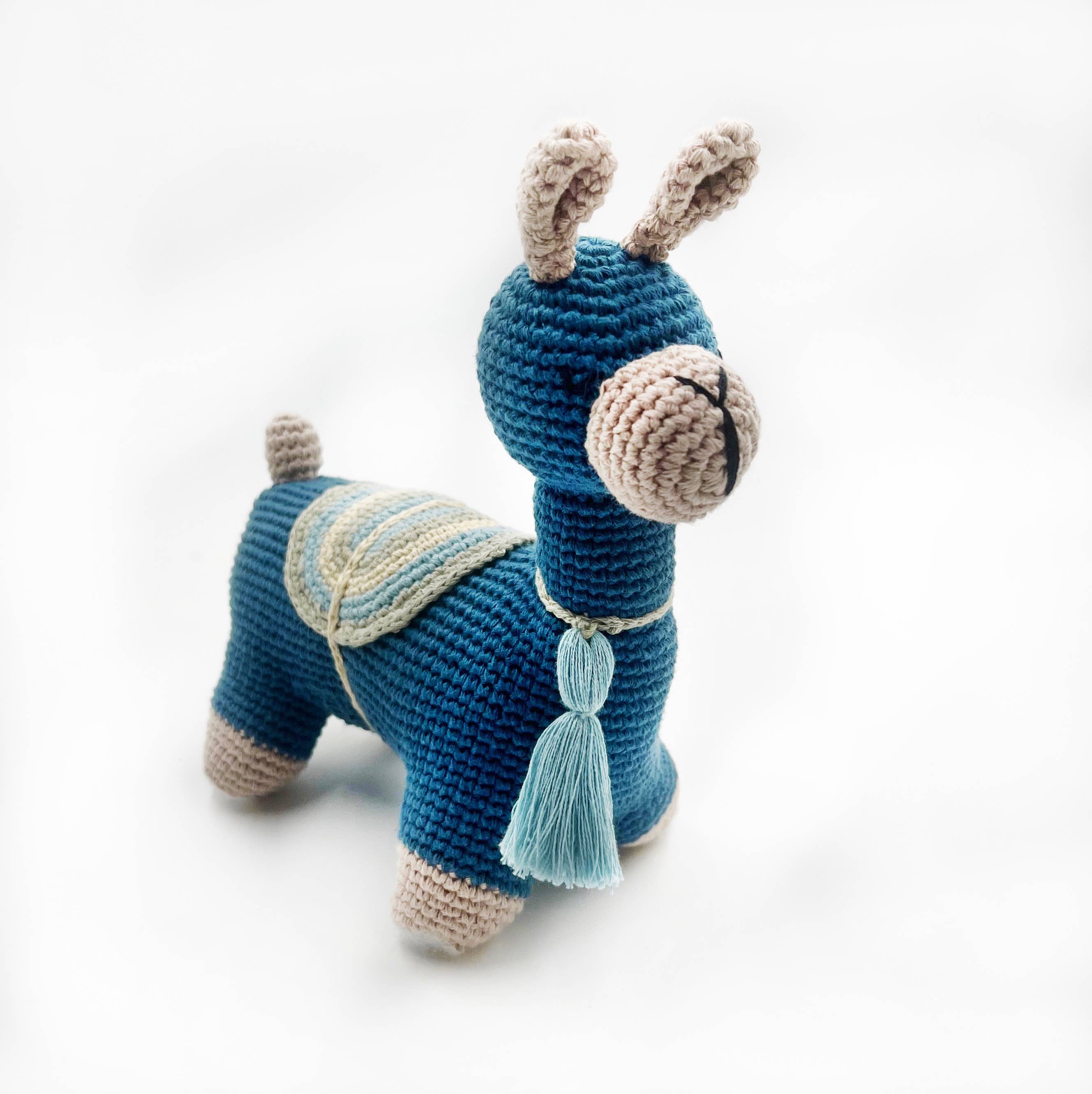 Pebble - Plush Llama Organic Kids Toy - Natural
