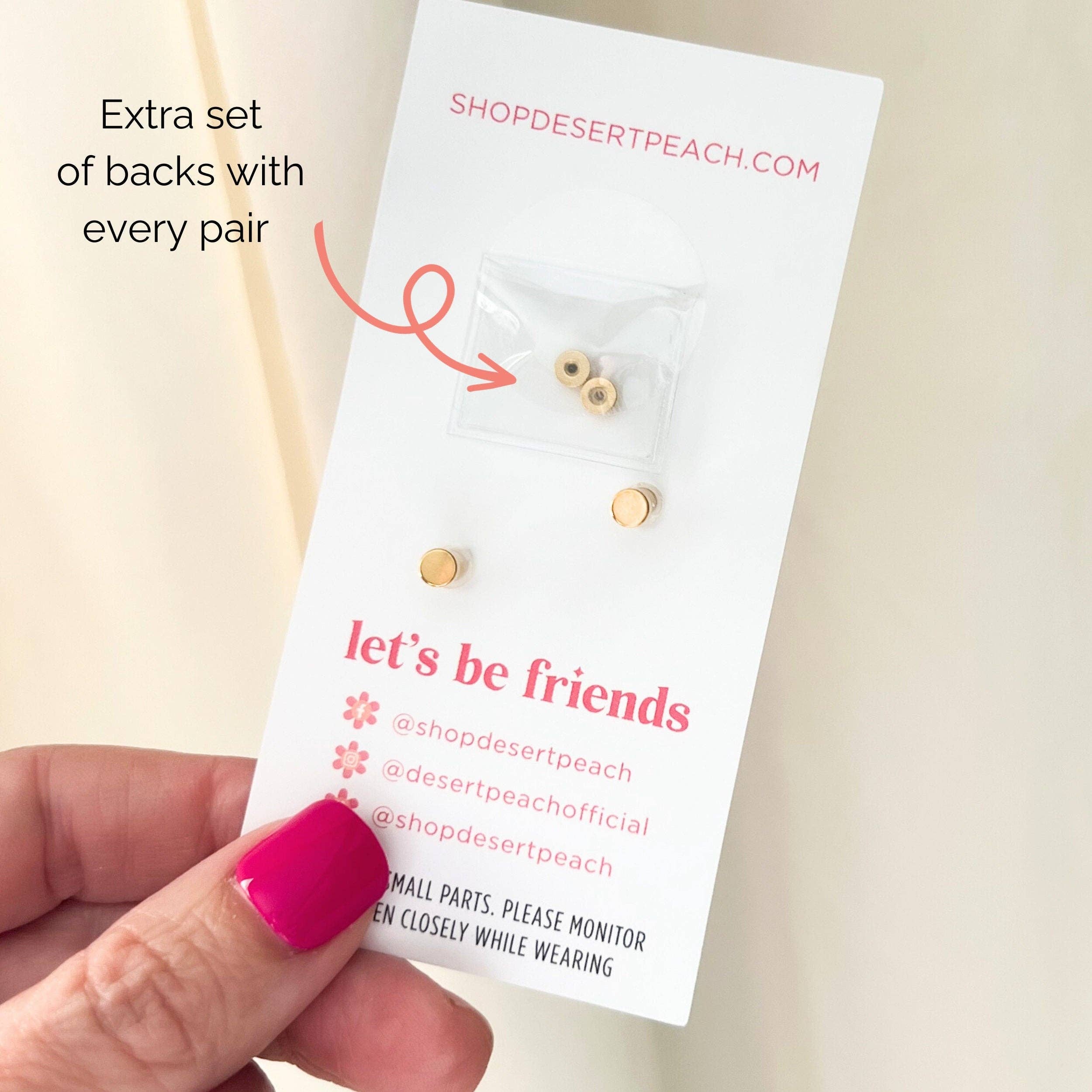 Mermaid Seashell Stud Earrings