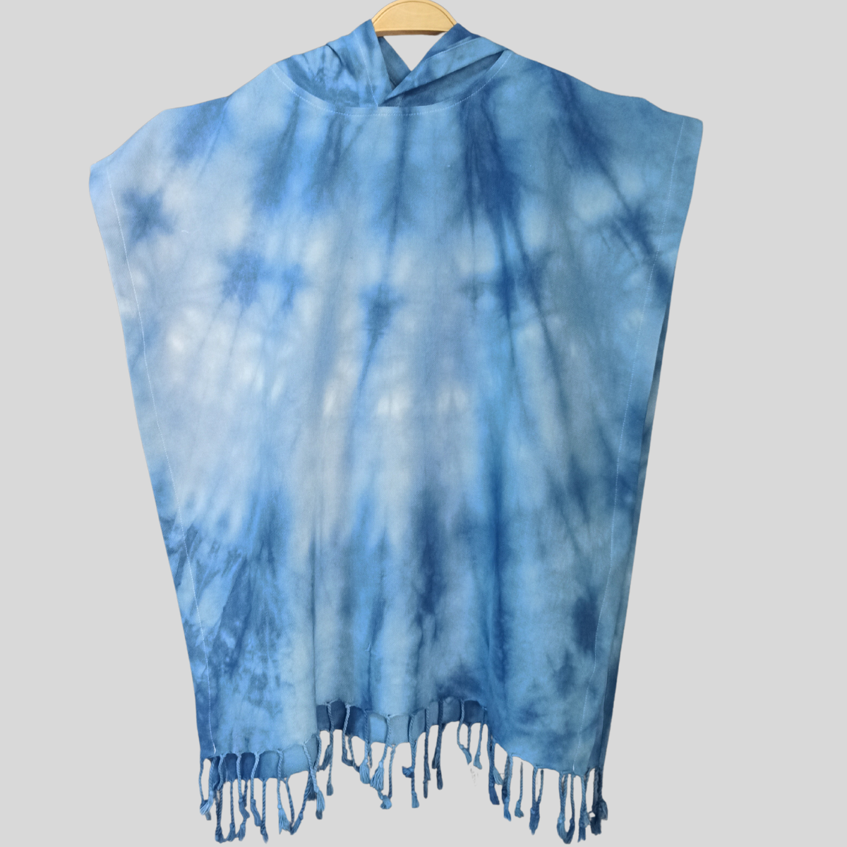 Kid Hooded Poncho Surf Changing Swimming Beach Towel Tiedye