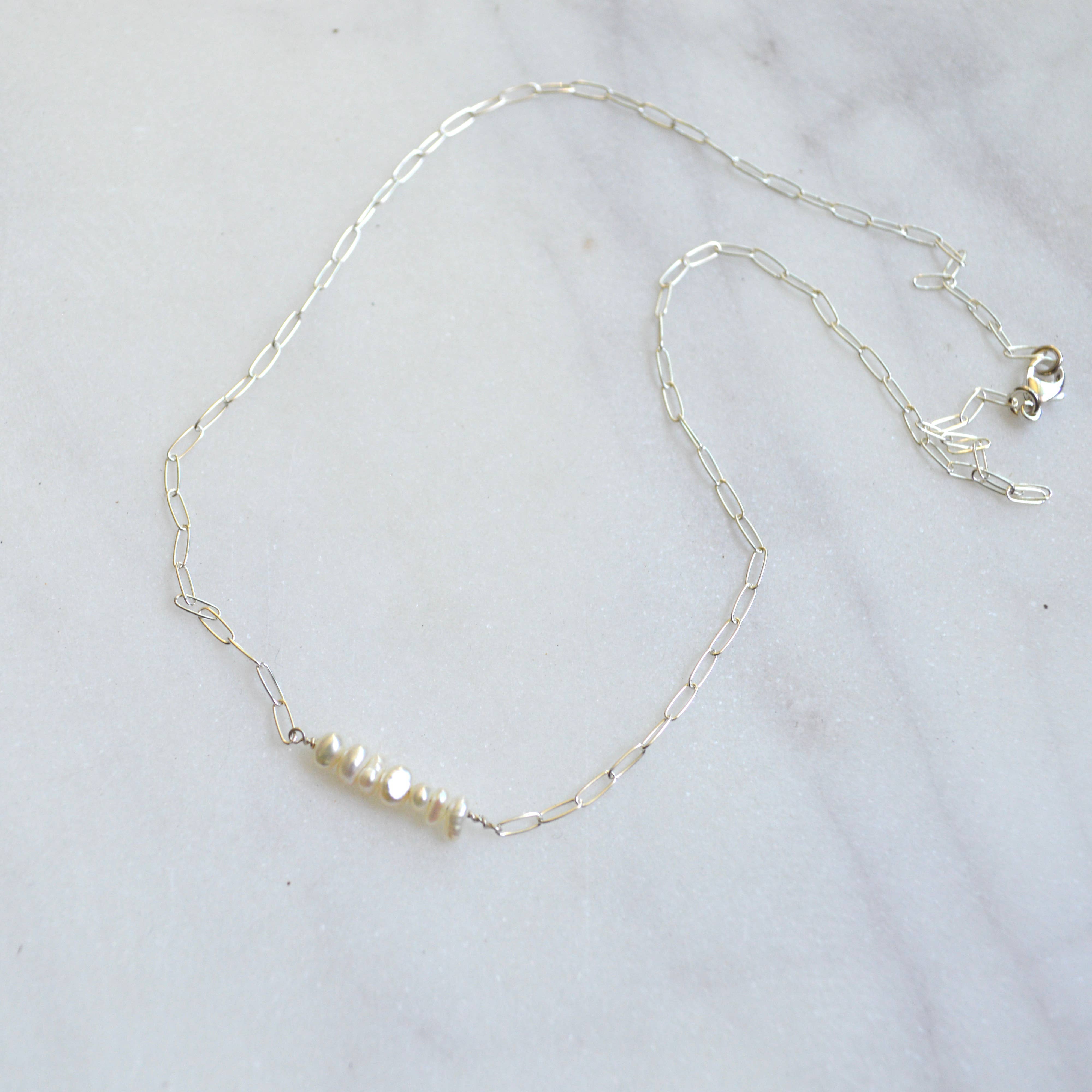Tiny Freshwater Pearl Necklace
