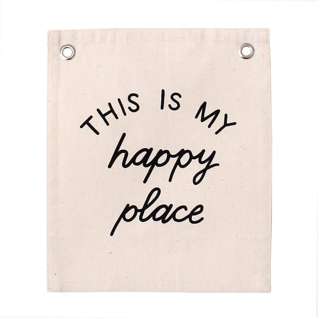 Imani Collective - Happy Place Canvas Banner