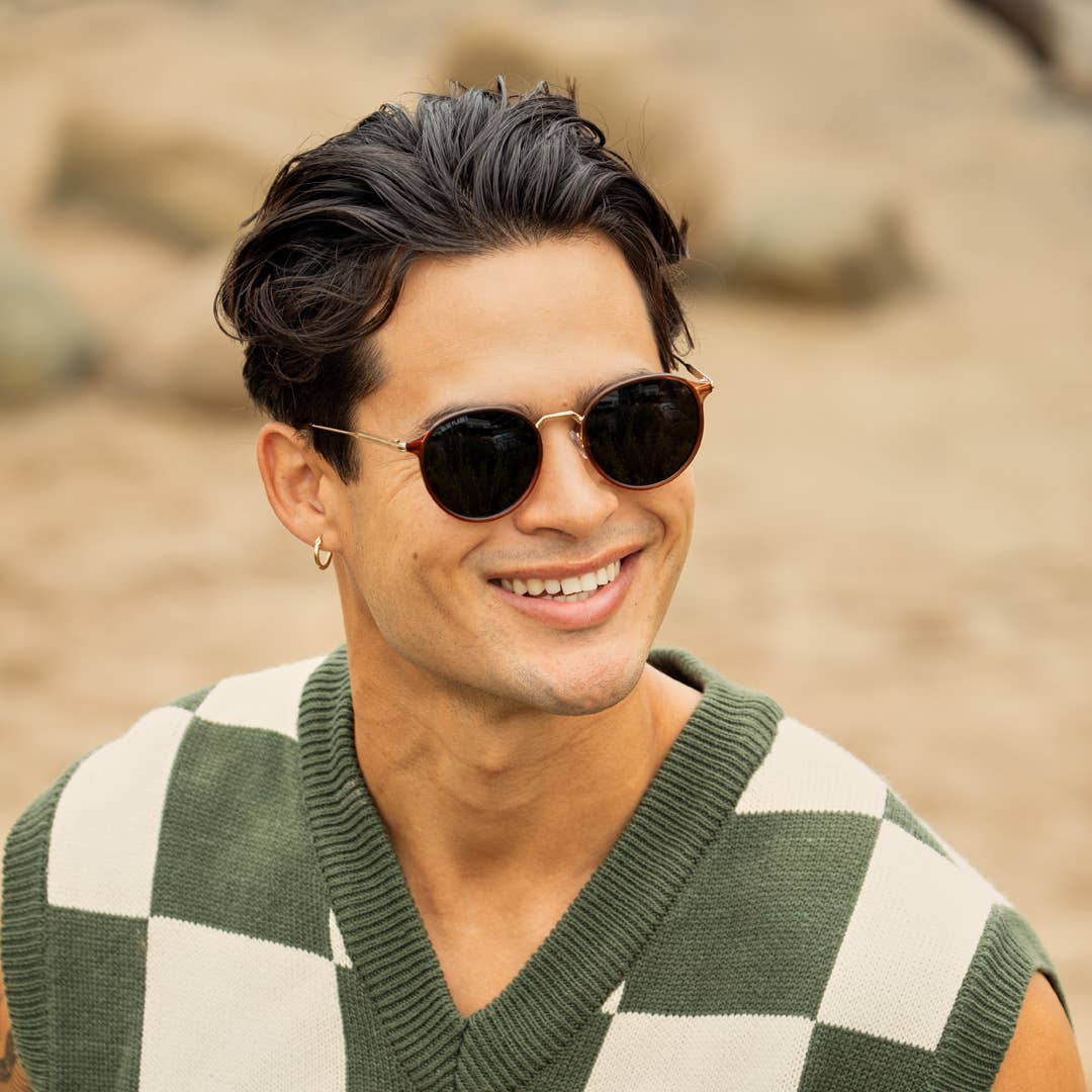 BP19951 - Niko - Crystal Brown / Gold / Brown Polarized Lens