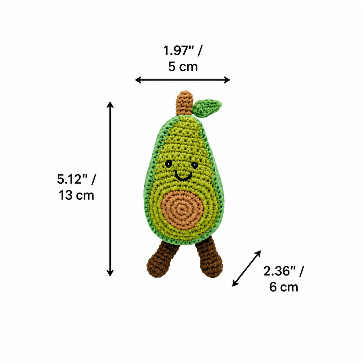 Lullaby Stitch | Avocado Rattle