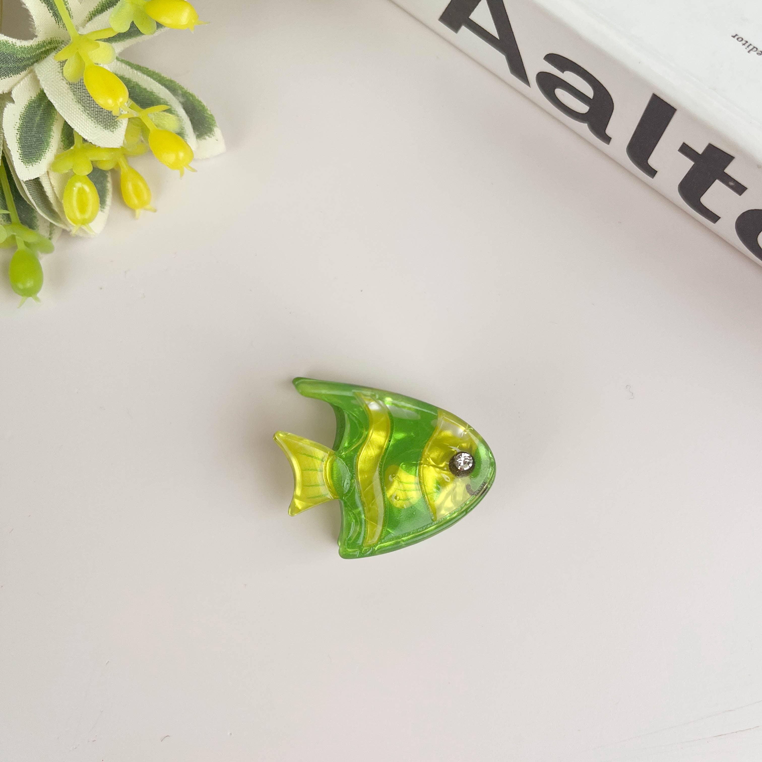 Marine Animal Series Hair Clip, Acetate Mini Claw Clips
