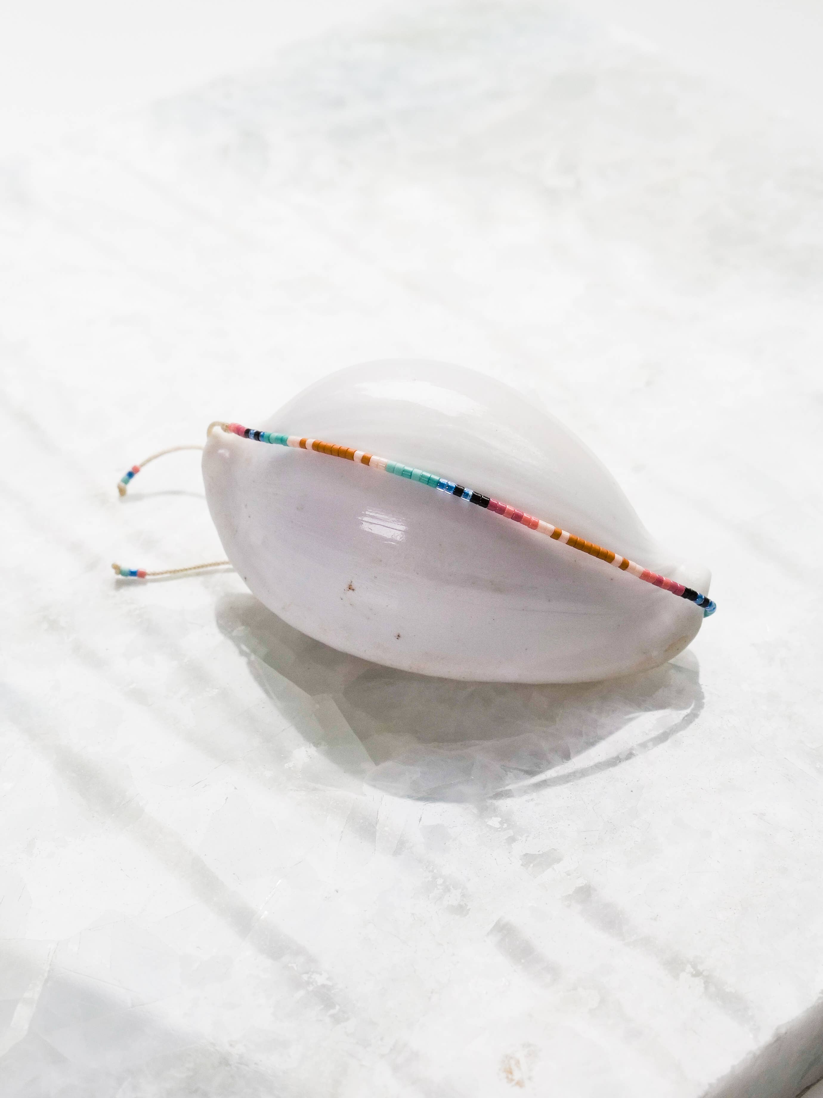 Tiny Bead, Island Bead Bracelet - Dusk