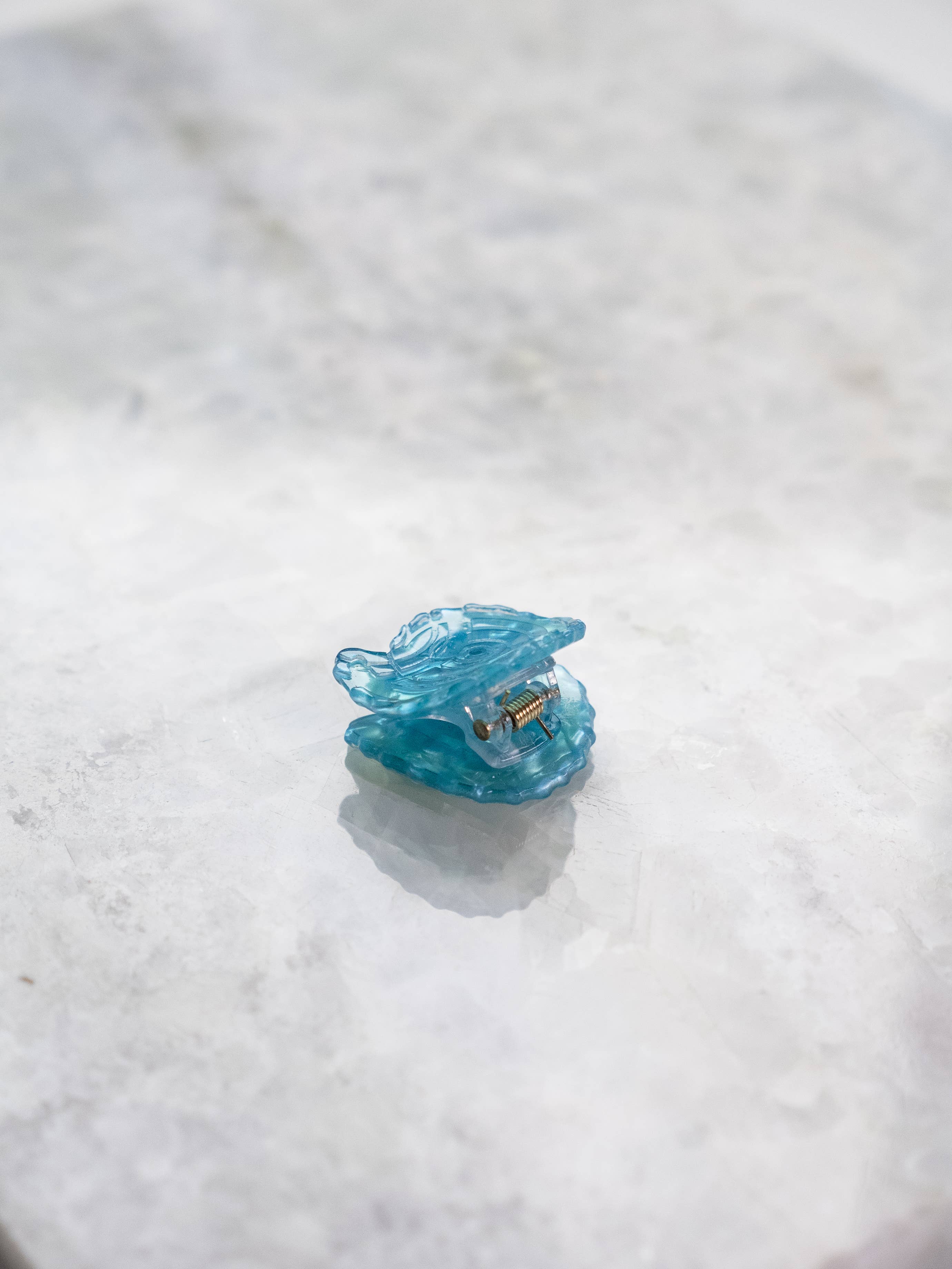 Eco Friendly Seashell Hair Clips, Tiny