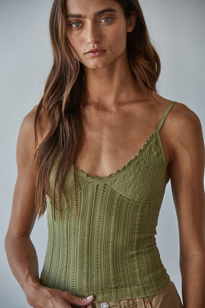 Knit Seamless Pattern Top