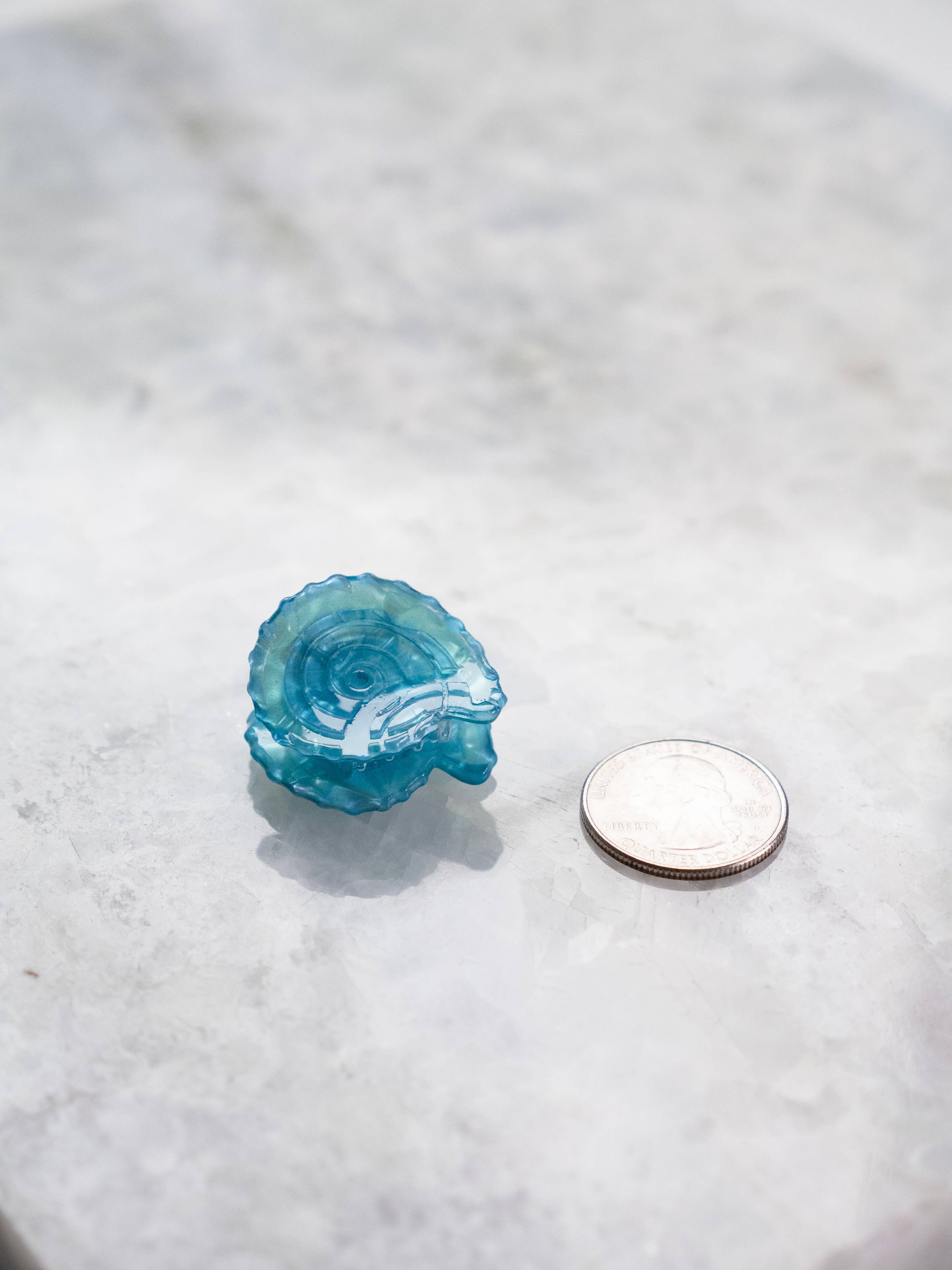 Eco Friendly Seashell Hair Clips, Tiny