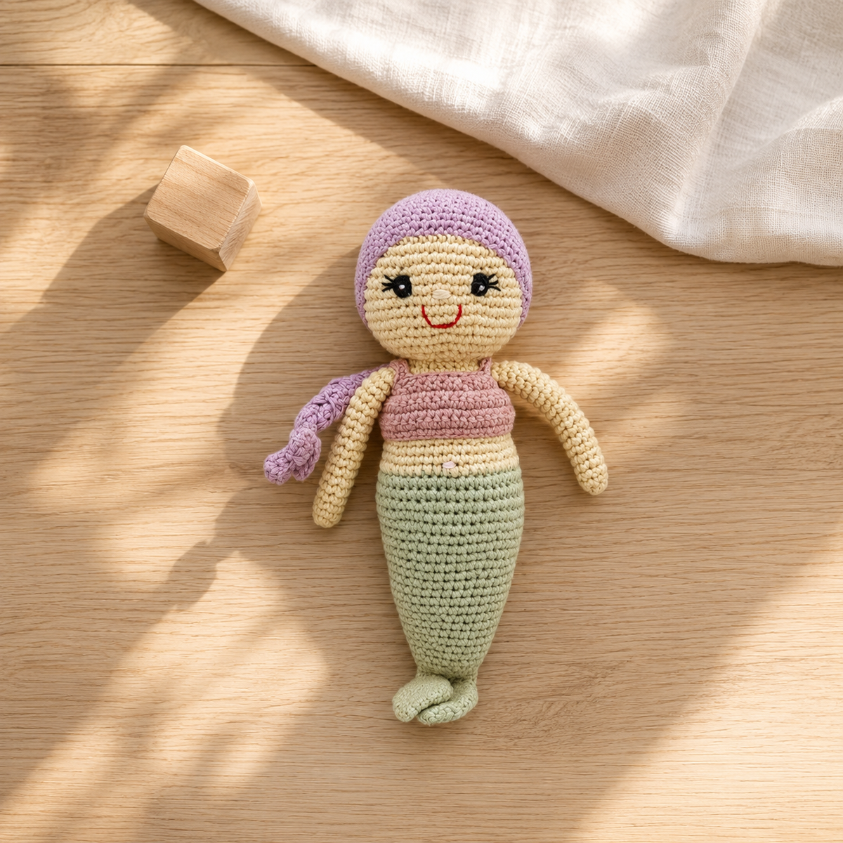 Lullaby Stitch | Mermaid Rattle