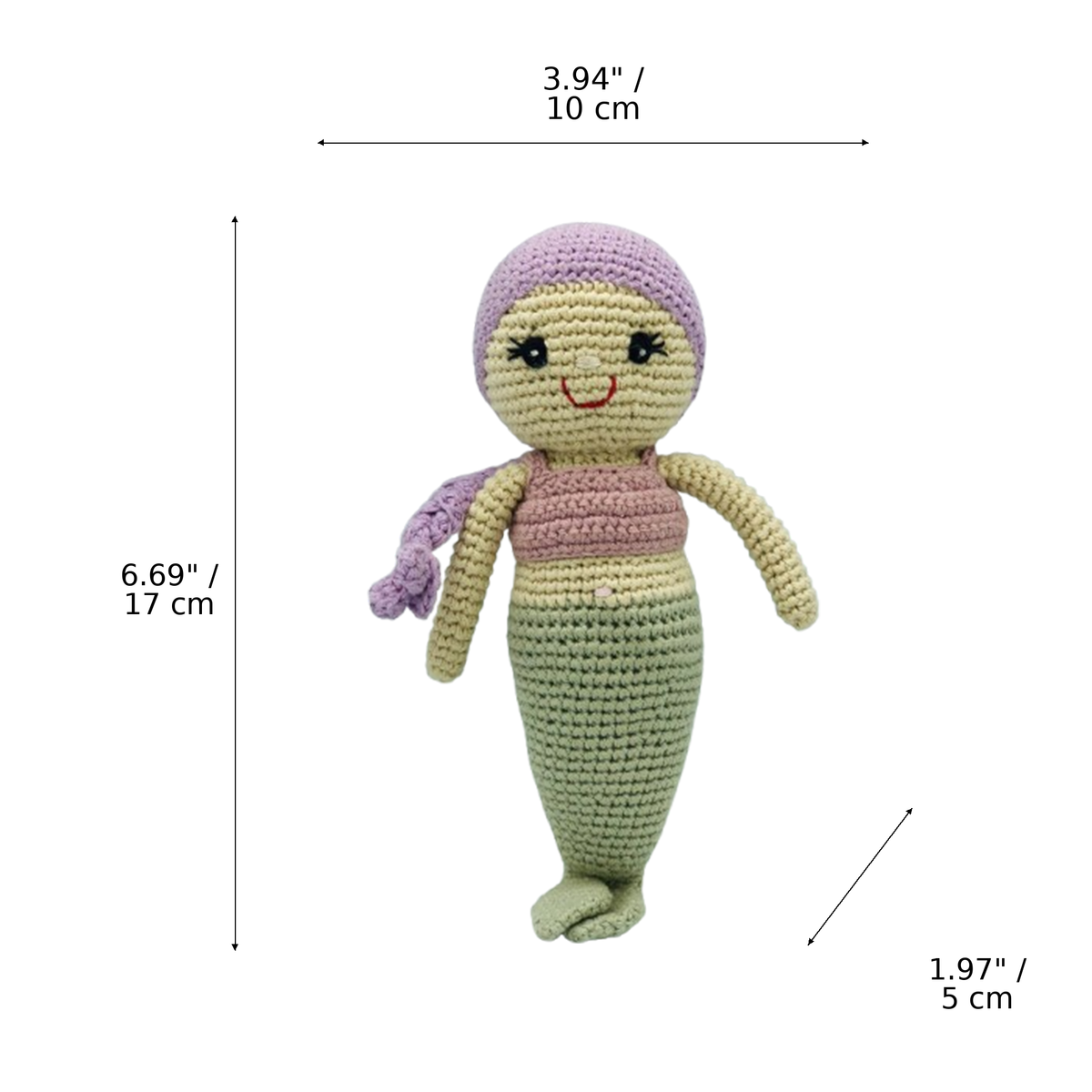 Lullaby Stitch | Mermaid Rattle