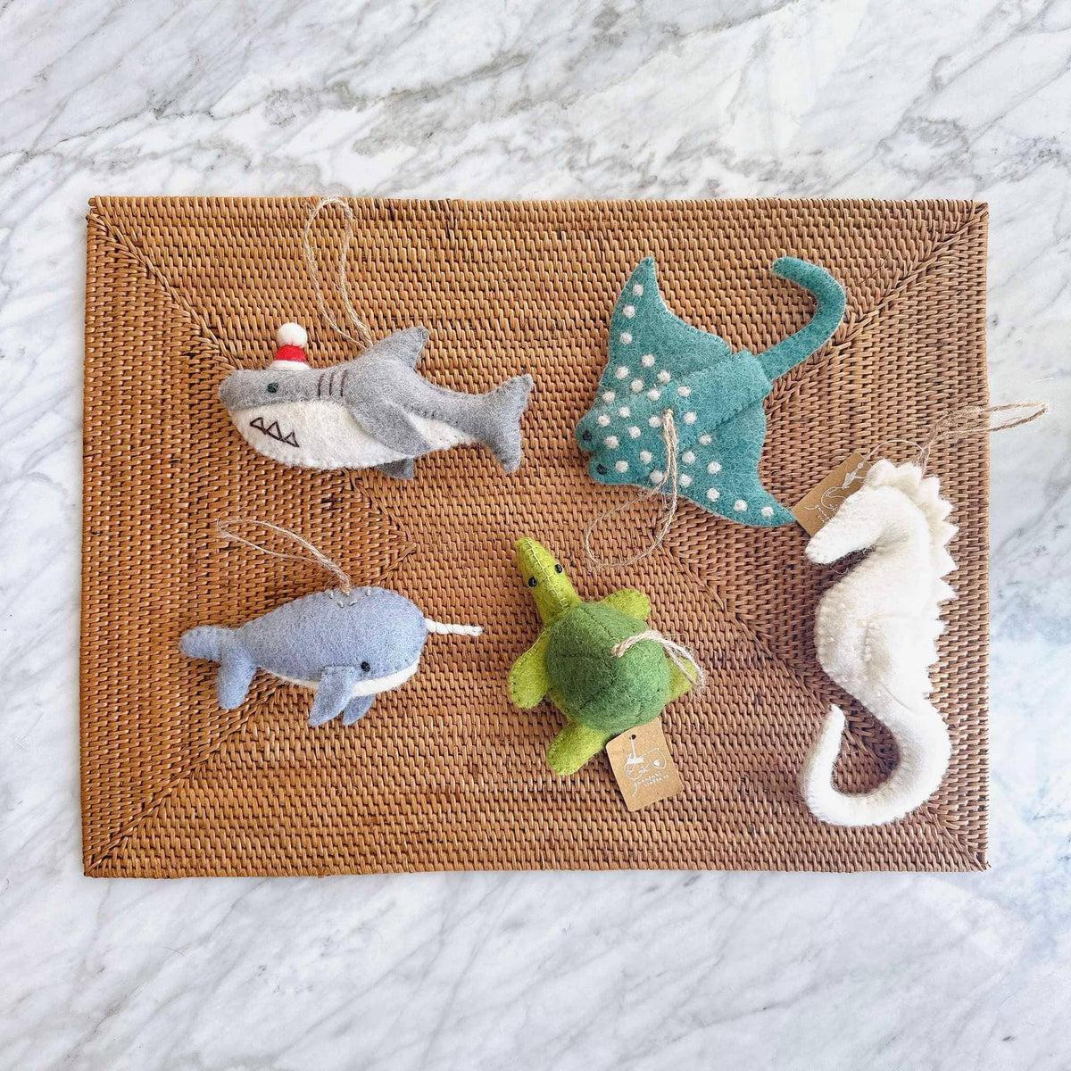 Felt Sea Creature Ornament: Baby Shark
