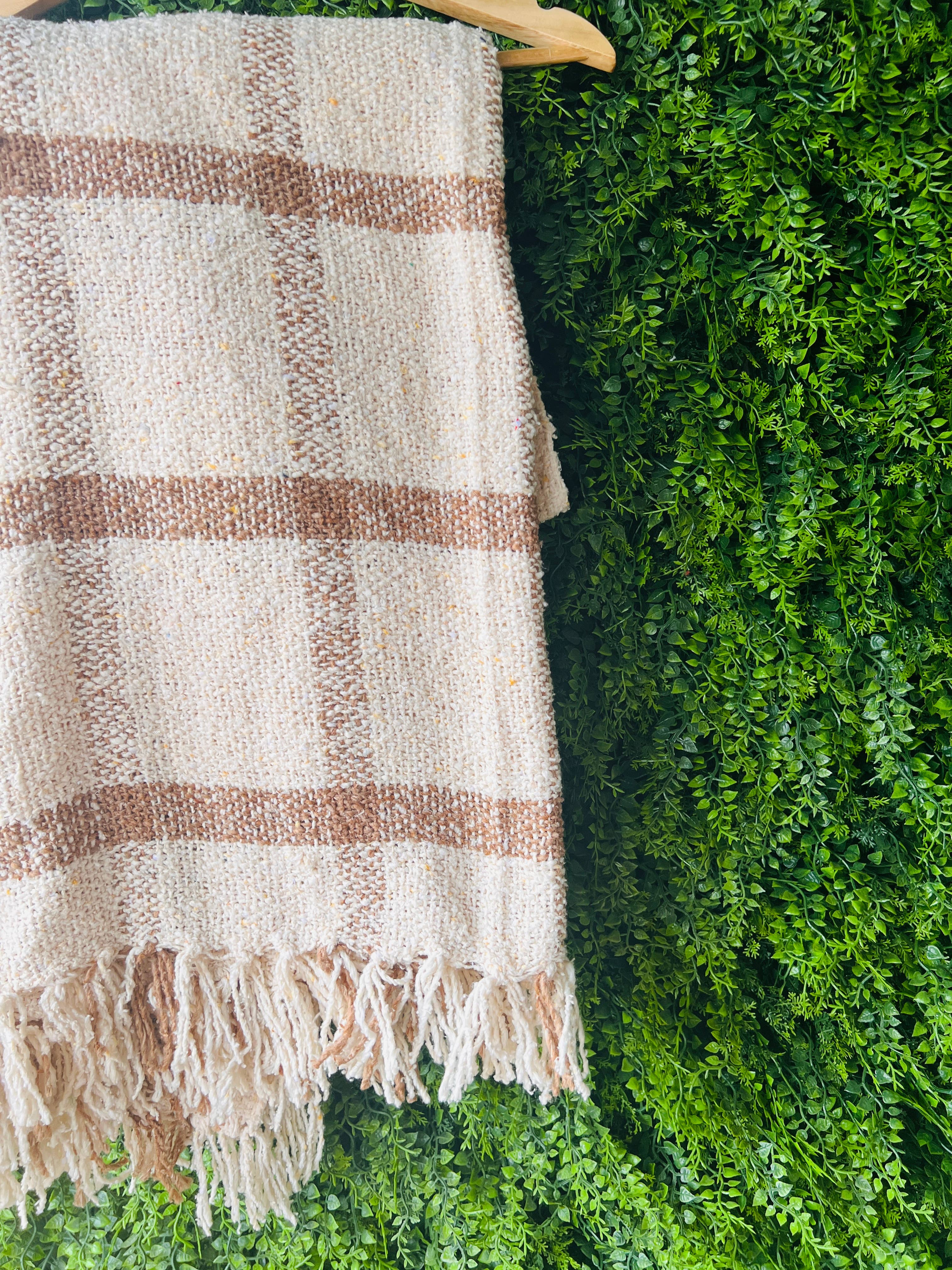 Penny Plaid Adventure Blanket l Mexican Blanket l Throw 