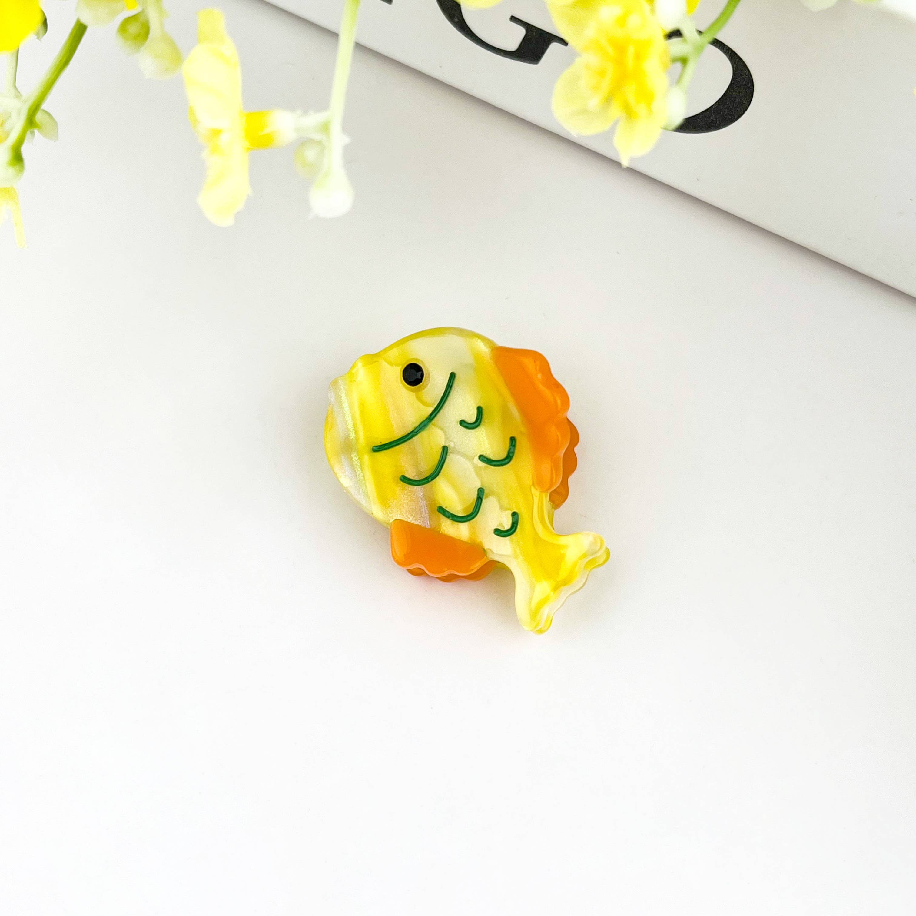 Ocean Fish Mini Claw Clip, Whale Hair Clip