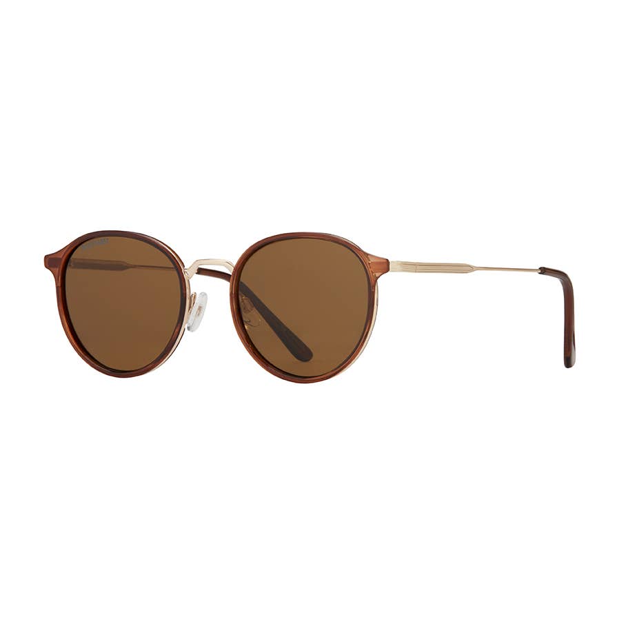 BP19951 - Niko - Crystal Brown / Gold / Brown Polarized Lens