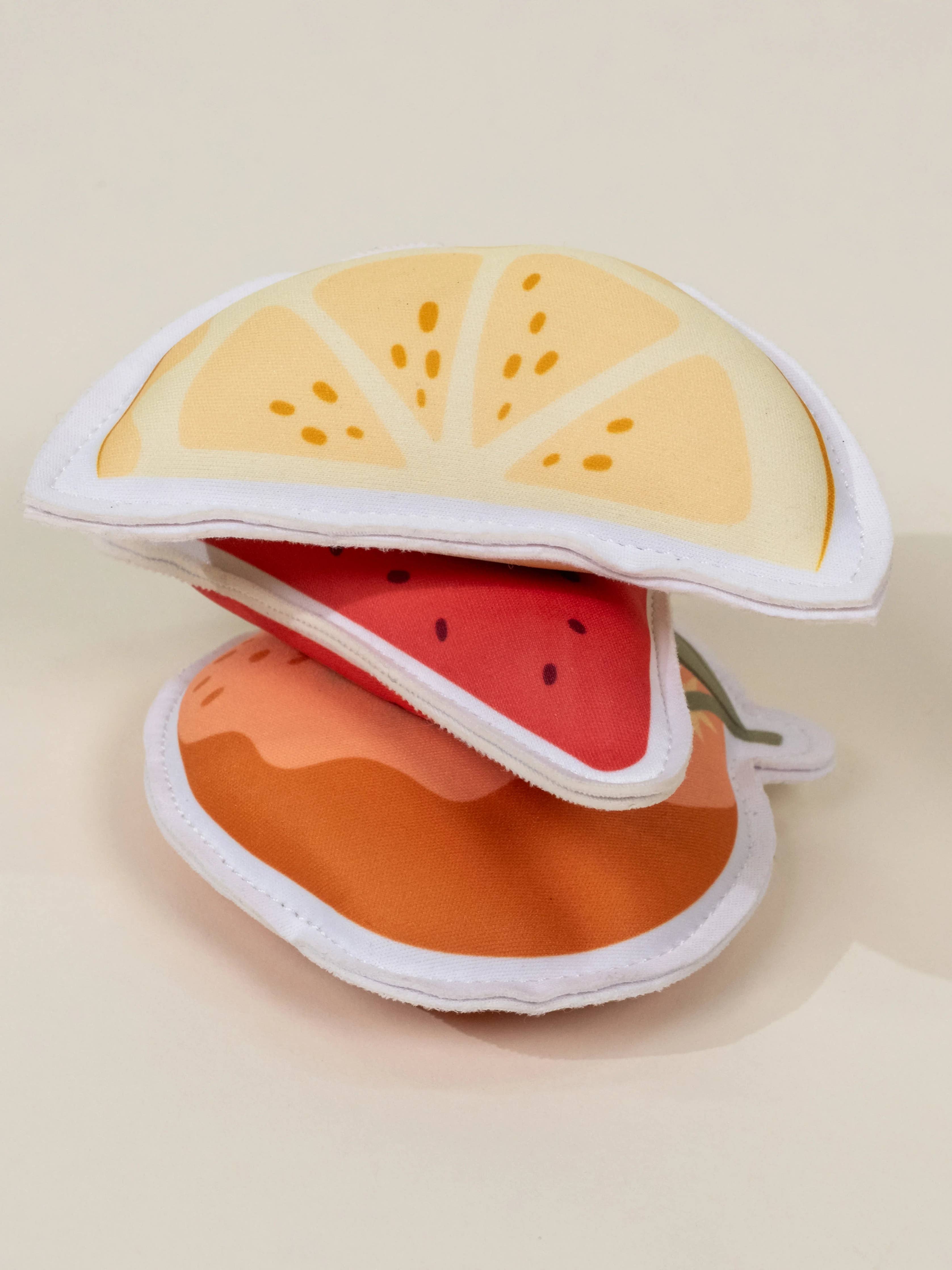 Set of 3 Neoprene Diving Figures – Summer Fruits