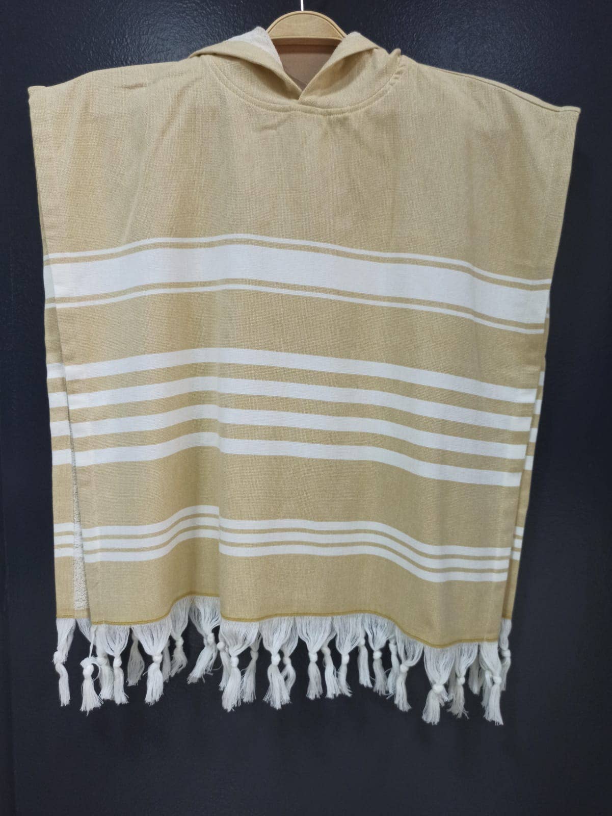 Hooded Poncho Surf Changing Swimming Beach Towel Terrybacked
