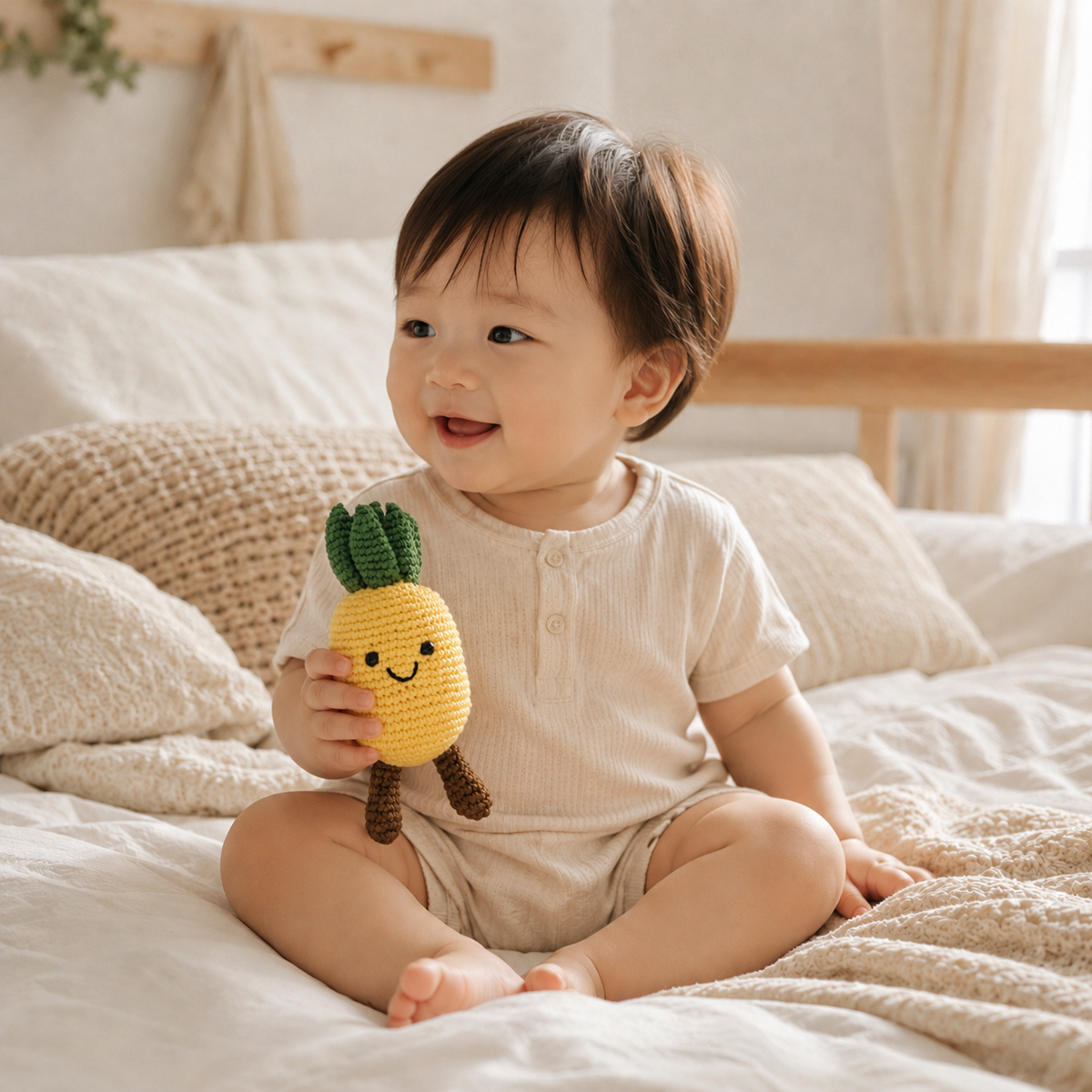 Lullaby Stitch | Pineapple Rattle
